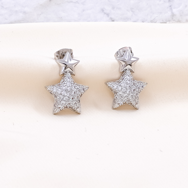 aretes estrellas con...