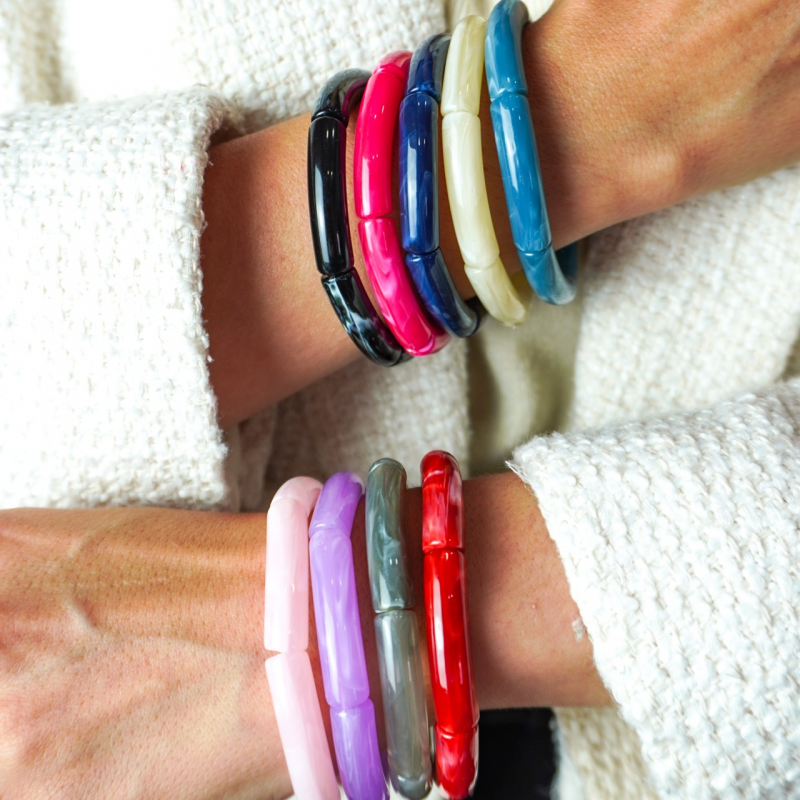 PULSERA ACRILICA CAREY X...