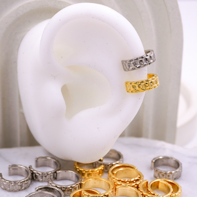 earcuff estilo cadena x unidad