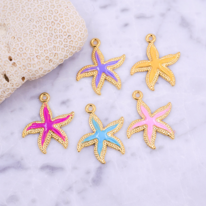 dije esmaltado estrella de...