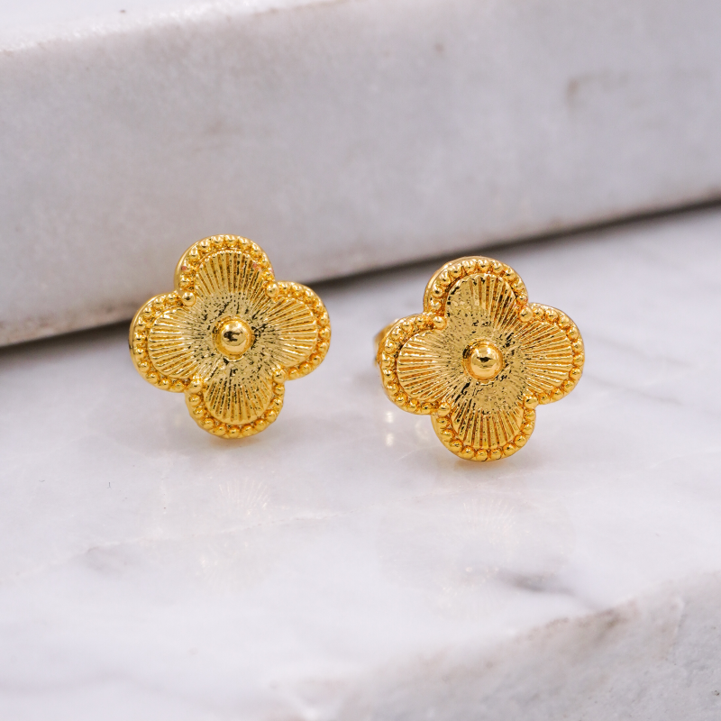 arete topo trebol dorado x par