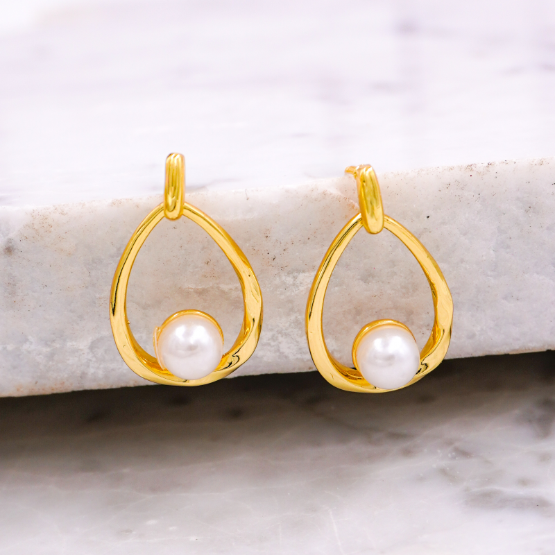 topo arete con perla x par