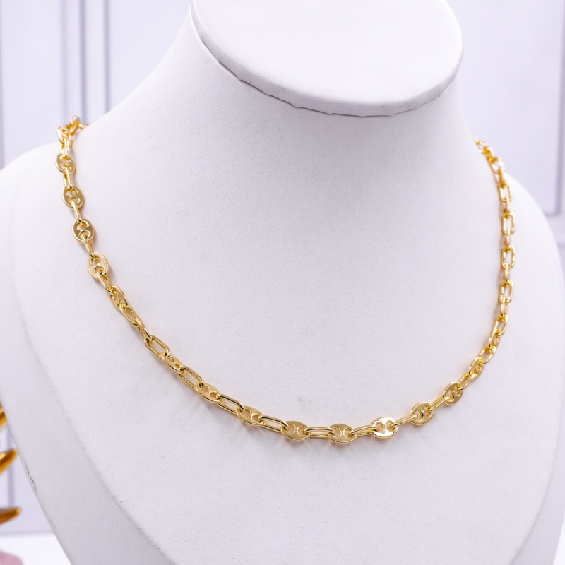 cadena con eslabon gucci x...