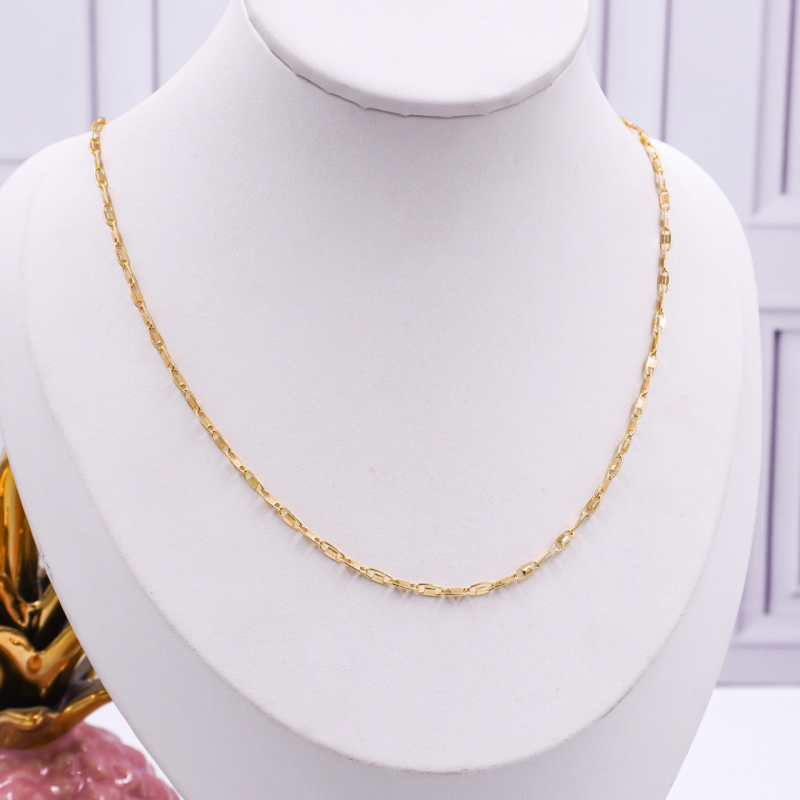 cadena armada estilo gucci...