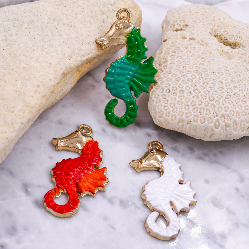 DIJE ESMALTADO CABALLO DE MAR