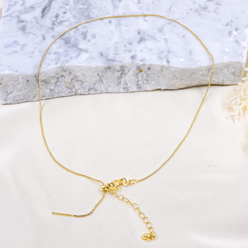 cadena de rodio armada con...