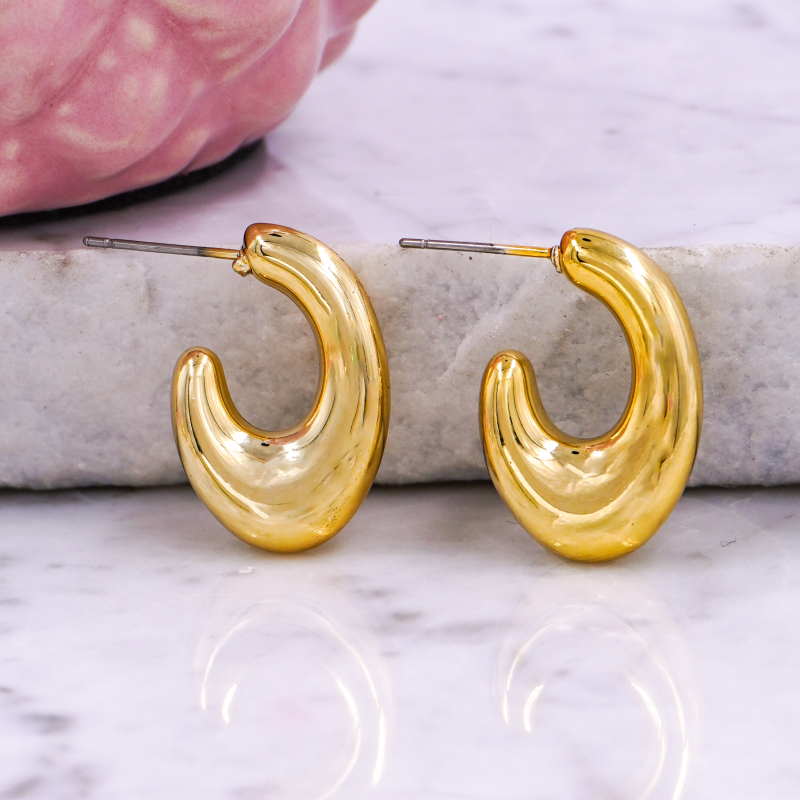 Arete candonga en punta x par