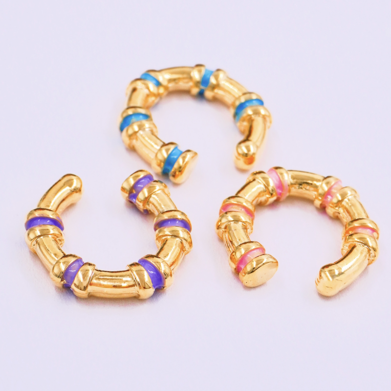 earcuff dorado linea de...