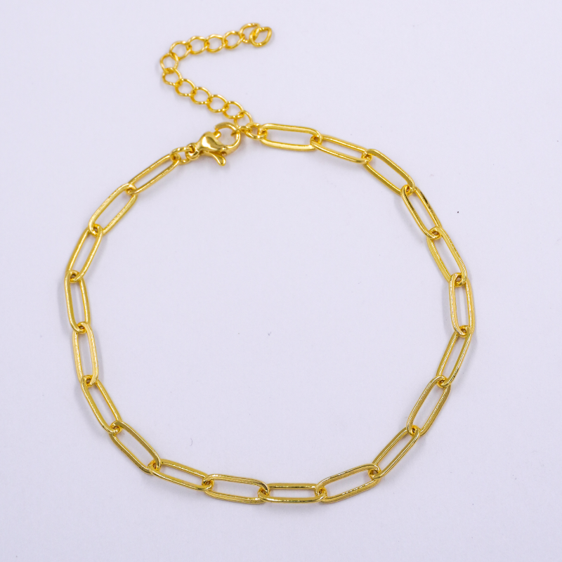 pulsera eslabones rectangular