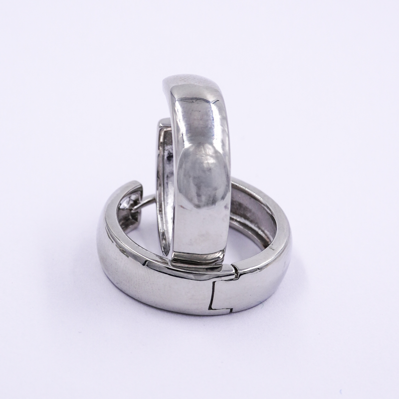 candonga lisa redonda plateada