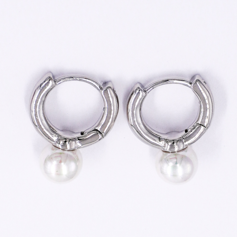 ARETE CANDONGA PLATEADA CON...