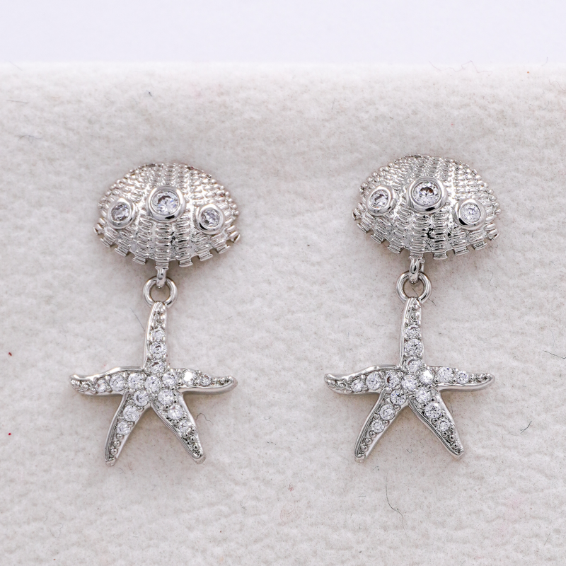 ARETE DE MAR PLATEADO