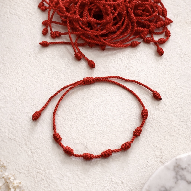 pulsera 7 nudos