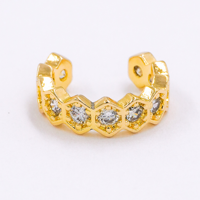 EARCUFF CRISTALES RODIO