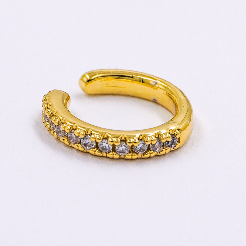 EARCUFF CRISTALES RODIO