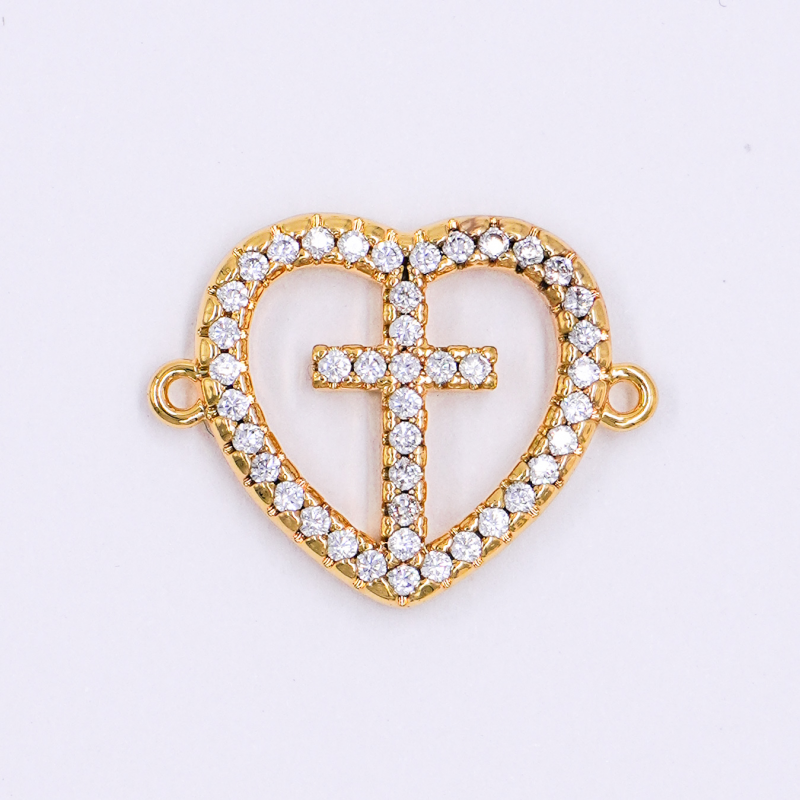 DIJE DE RODIO CRUZ CON...