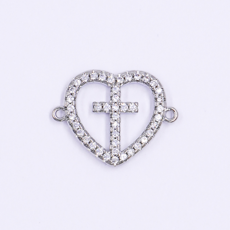 DIJE DE RODIO CRUZ CON...