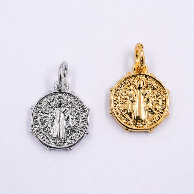 DIJE DE RODIO MEDALLITA DE...