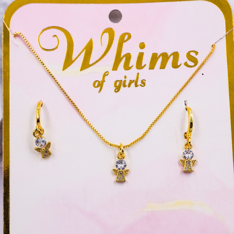 SET DE ARETES Y COLLAR...