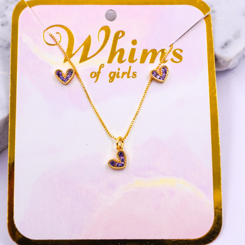 SET DE ARETES Y COLLAR...