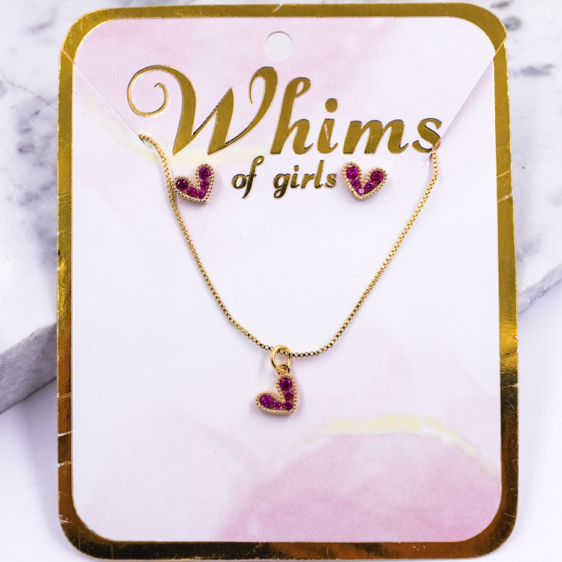 SET DE ARETES Y COLLAR...