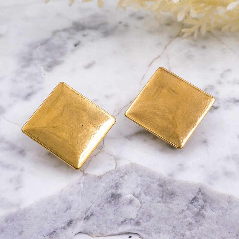 TOPO BASE ACERO ROMBO X PAR