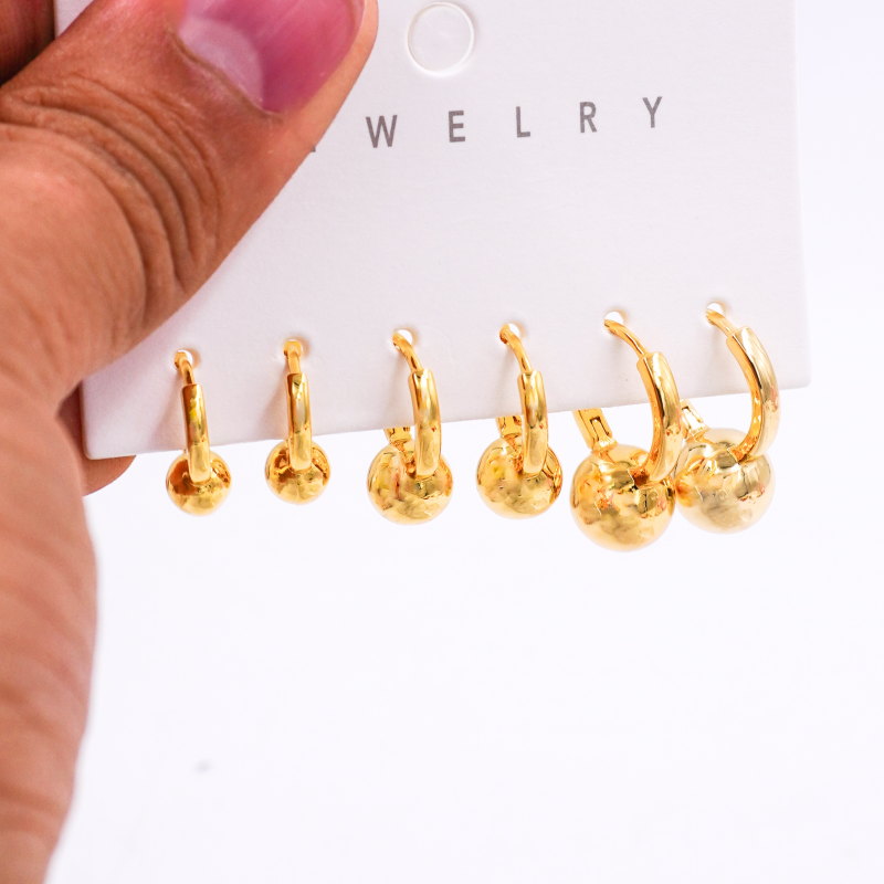 set de candongas esfera