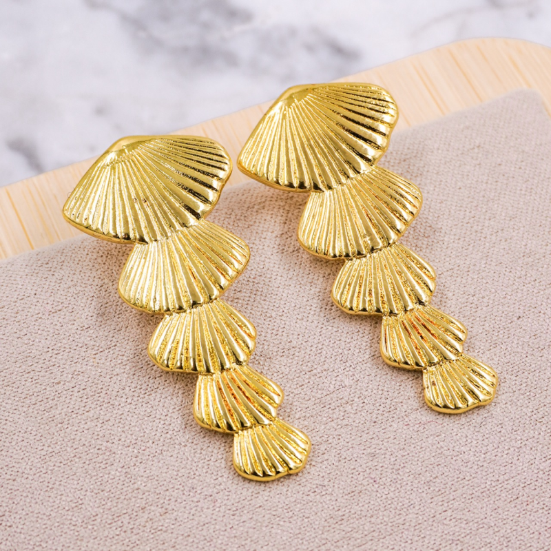 Aretes de ostras x par