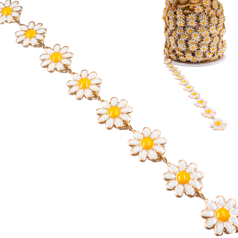 cadena rodio margarita x metro