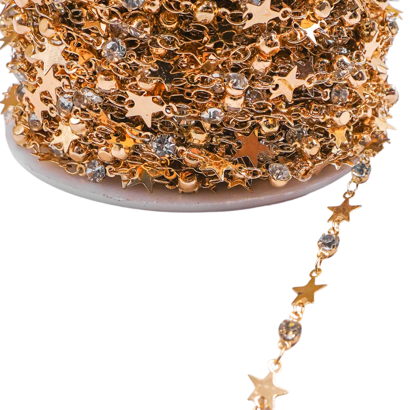 cadena rodio estrellas y...