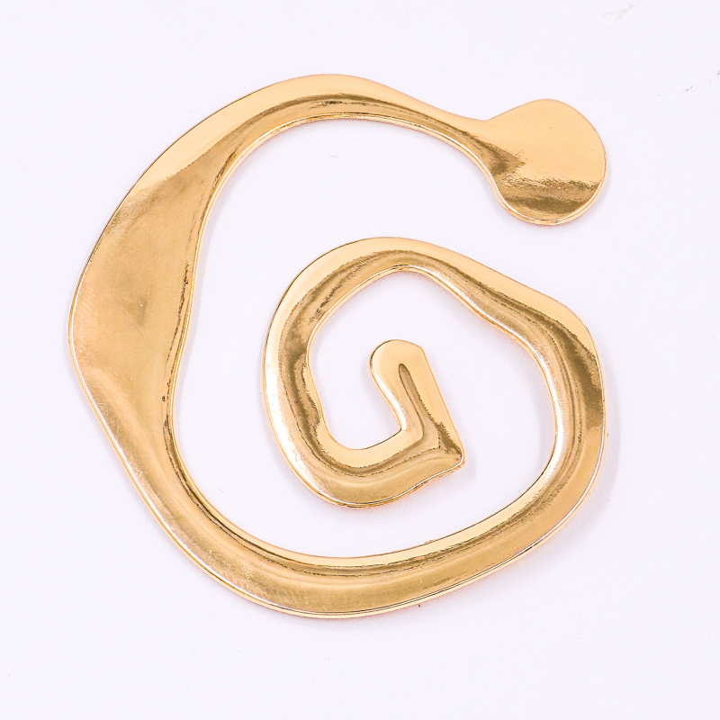 Dije chunky espiral Dorado...