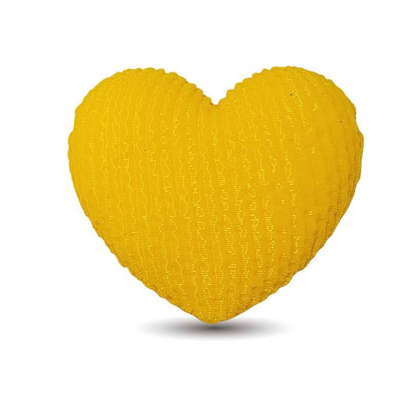 dije corazon amarillo...