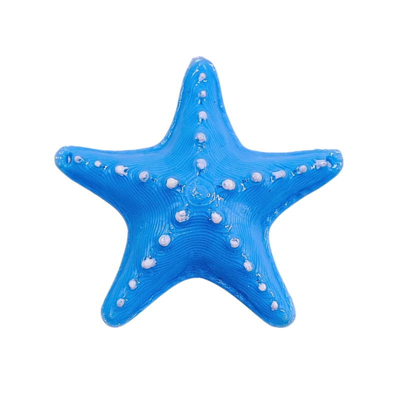 dije estrella de mar azul...