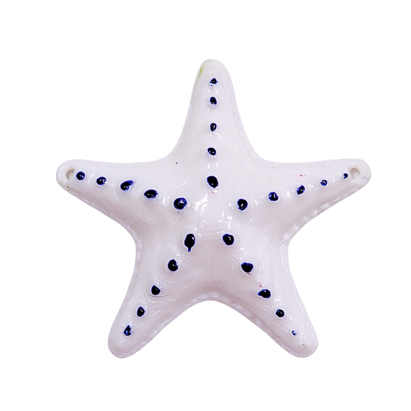 dije estrella de mar blanco...