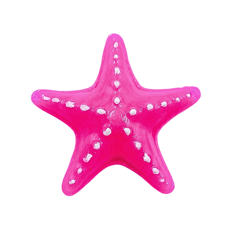 dije estrella de mar fucsia...