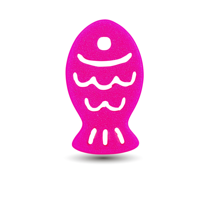 peces de colores fucsia x...