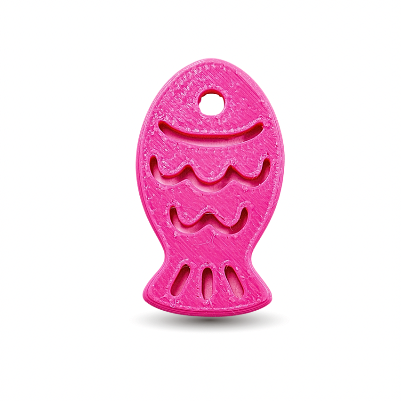 peces de colores rosa x unidad