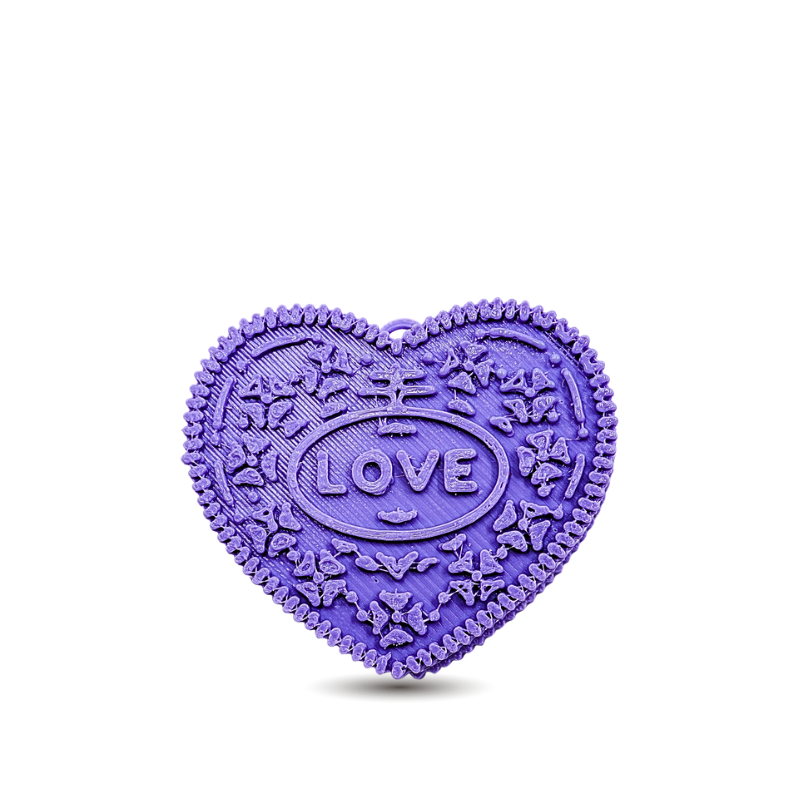 dije de oreo corazon lila x...