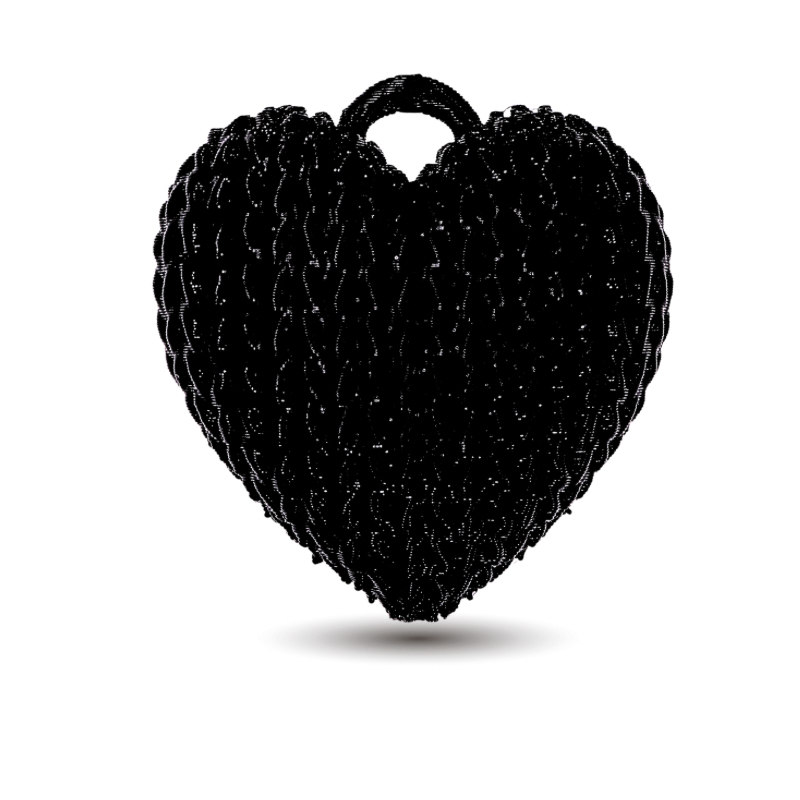 dije corazon textura tejido...