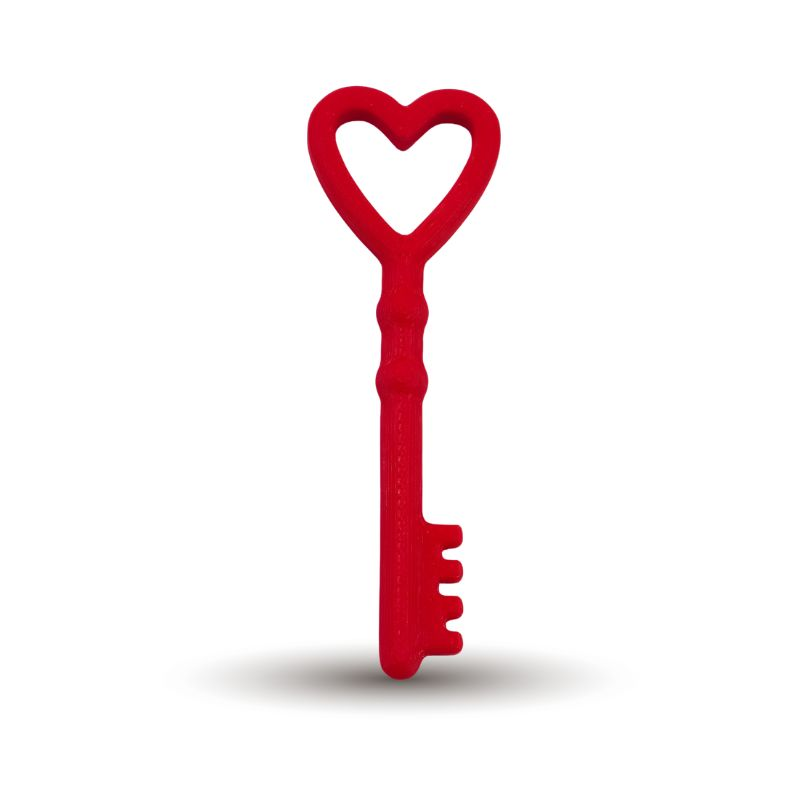 dije acrilico llave corazon...
