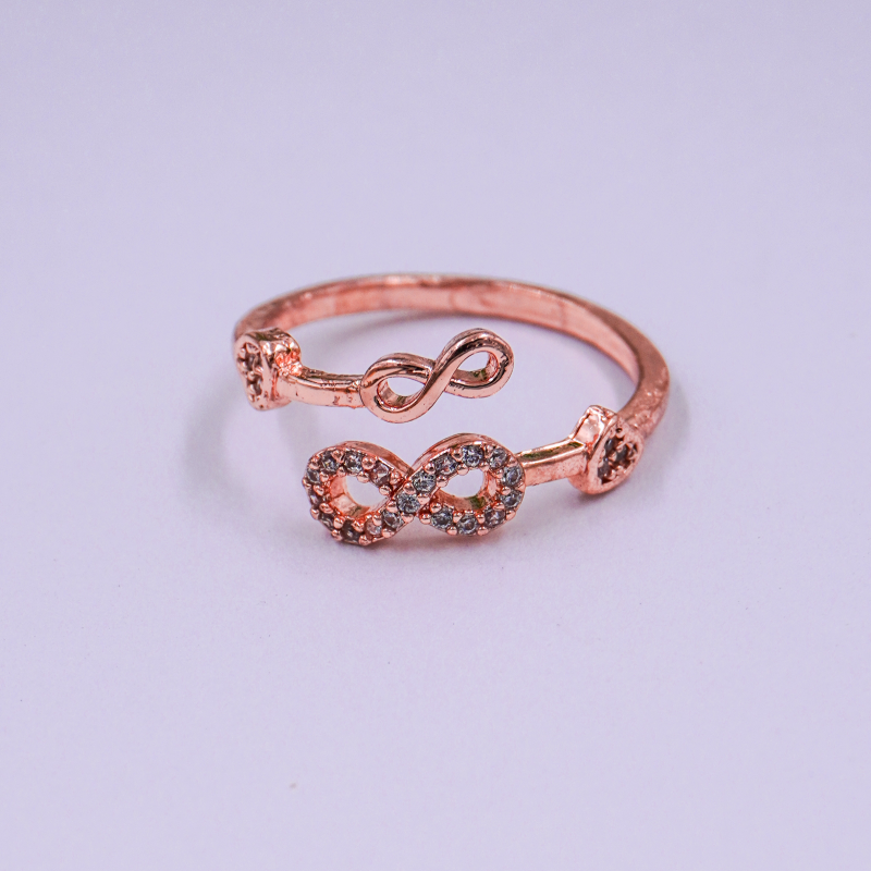 anillo rosado infinito x...