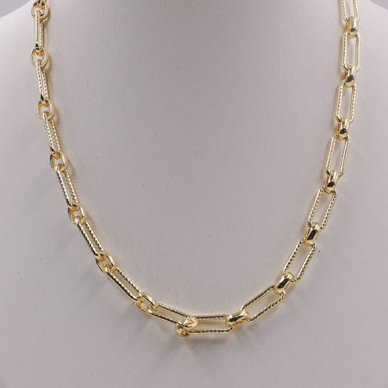 collar de rodio rectangular...