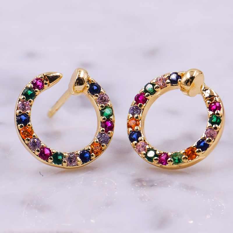 arete circulo con cristales...