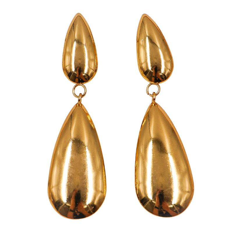 arete de acero gotas dorado...