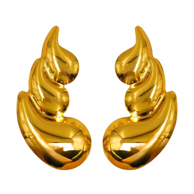 arete de acero gotas x par