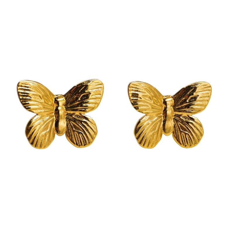arete de acero mariposa x par
