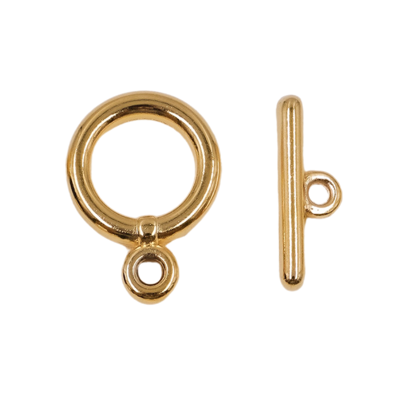 Broche liso aro con palito...