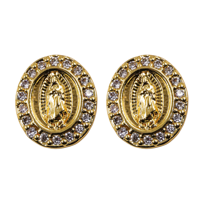 Aretes de virgen pequeños...