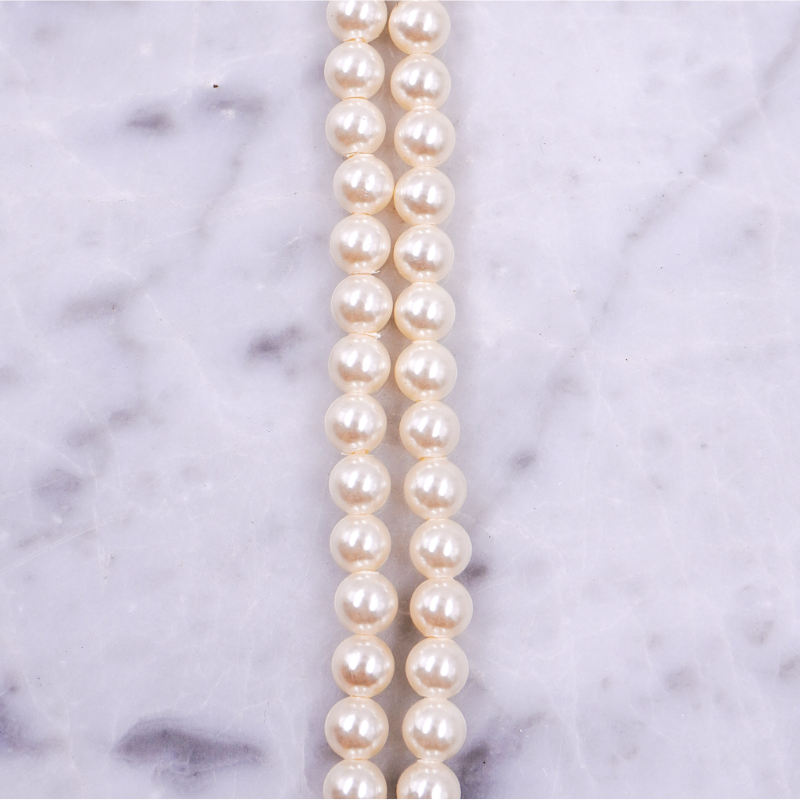 Perla Shell 4mm beige x tira