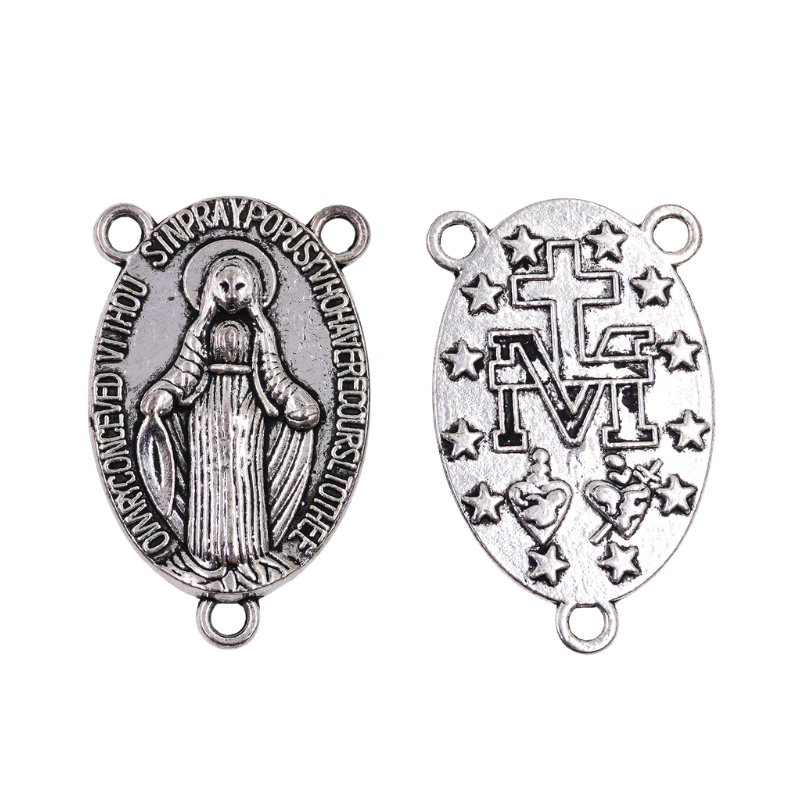 Dije crucero Virgen en...